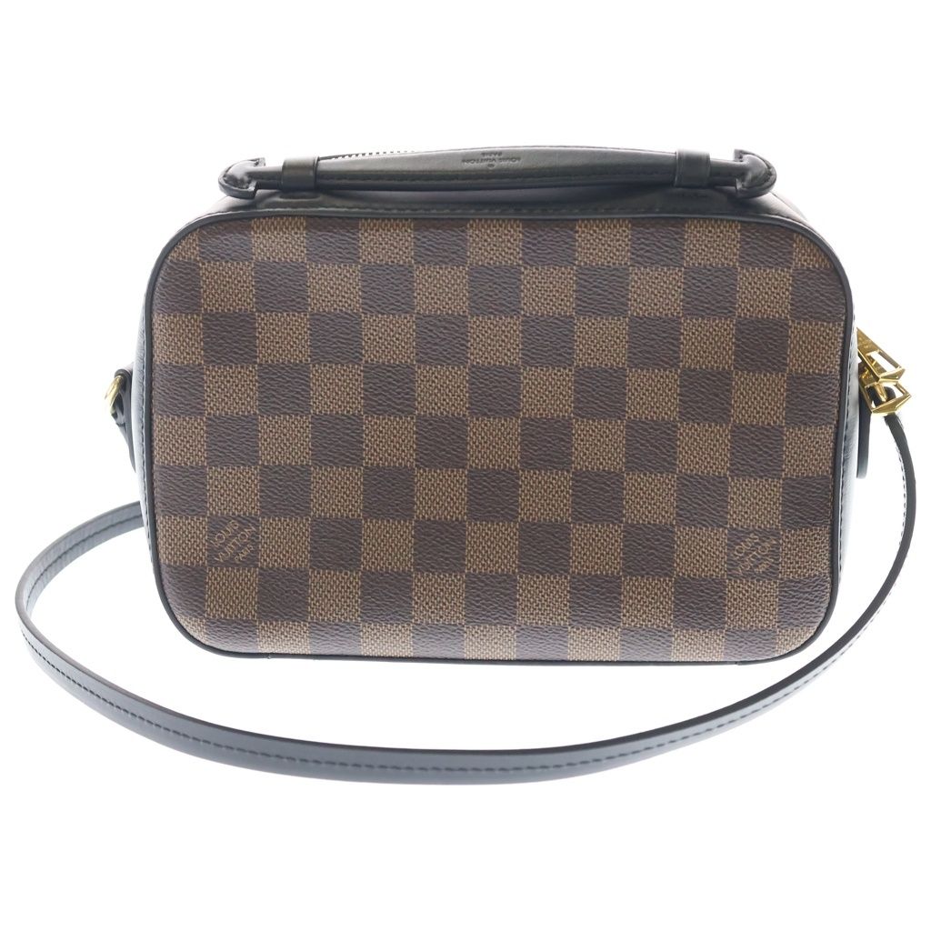 Louis Vuitton Damier Santa Monica Leather Shoulder Bag Brown — view 2