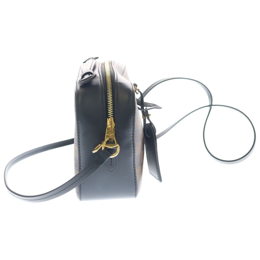 Louis Vuitton Damier Santa Monica Leather Shoulder Bag Brown — view 3