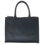 Dior Book Tote Black Leather
