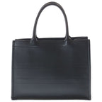 Dior Book Tote Black Leather — view 2