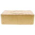 Chanel Choco Bar Shoulder Bag Beige Leather Gold — view 4