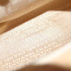 Chanel Choco Bar Shoulder Bag Beige Leather Gold — view 9