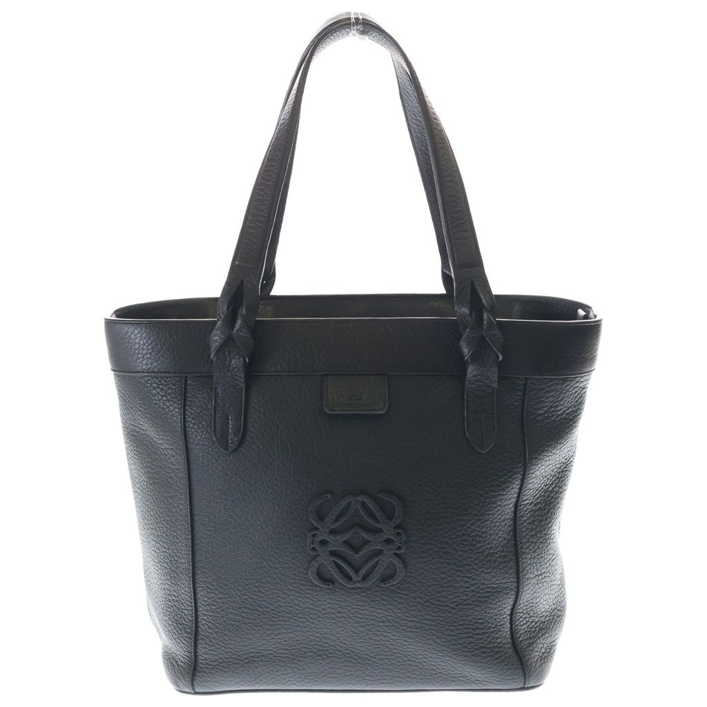Loewe Justa Tote Black Leather