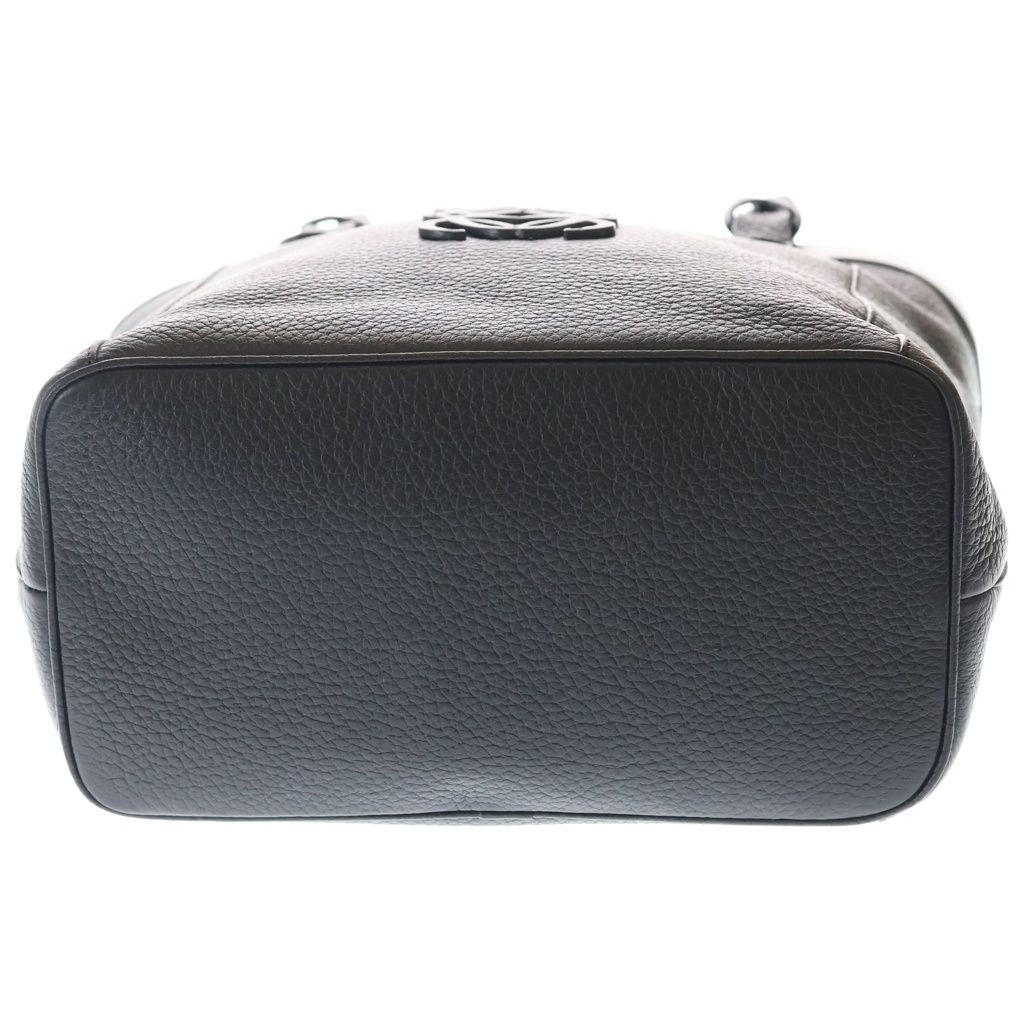 Loewe Justa Tote Black Leather — view 4