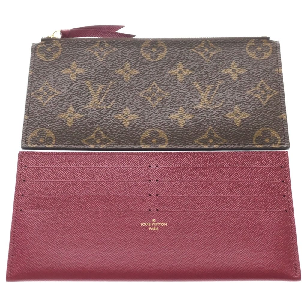 Louis Vuitton Monogram Pochette Felicie Shoulder Bag Brown Leather — view 8