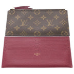 Louis Vuitton Monogram Pochette Felicie Shoulder Bag Brown Leather — view 8