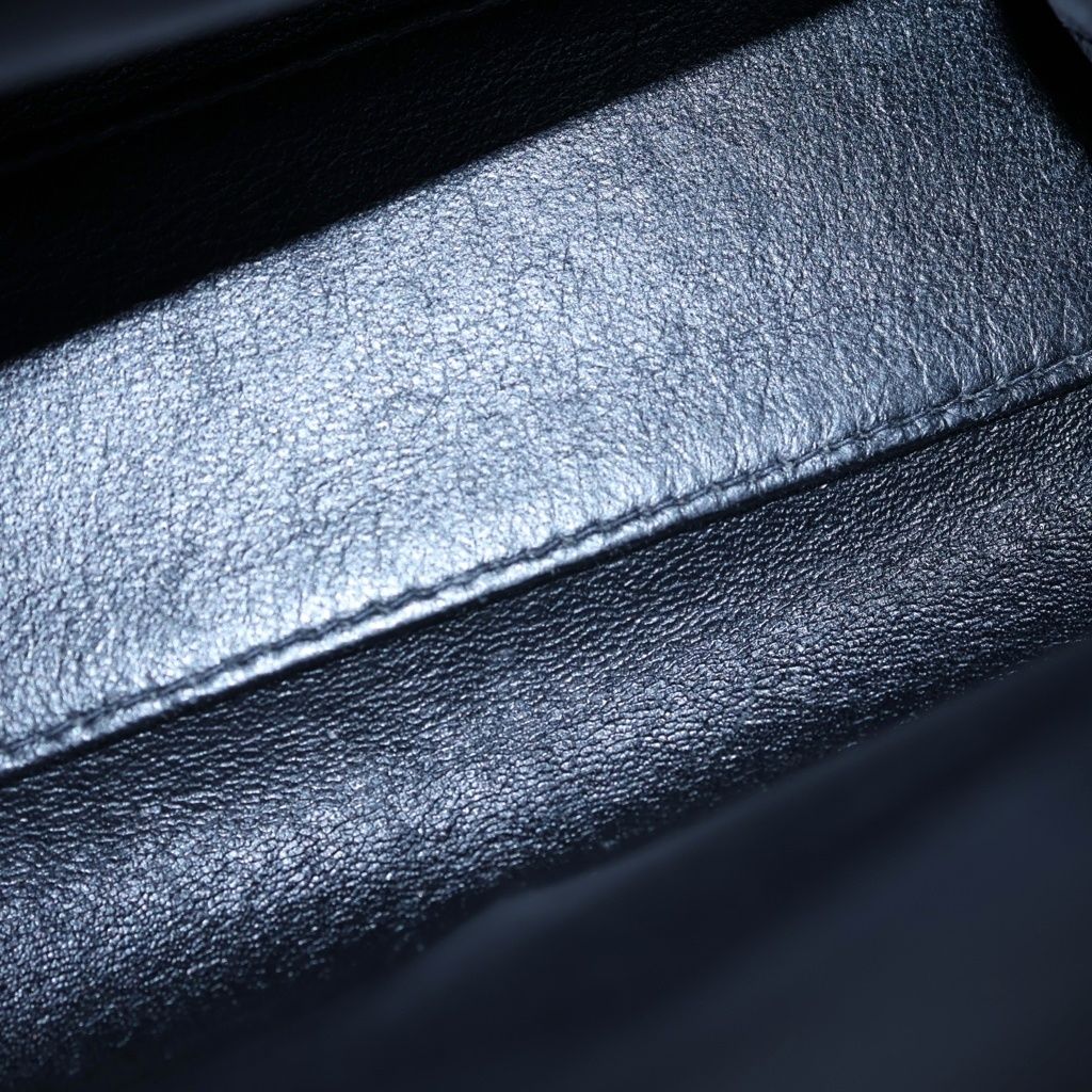 Chanel 2.55 Quilted Suede Leather Handbag Black — view 9