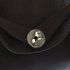 Hermes Lindy 26 Purple Taurillon Clemence 2-Way Bag Silver — view 6