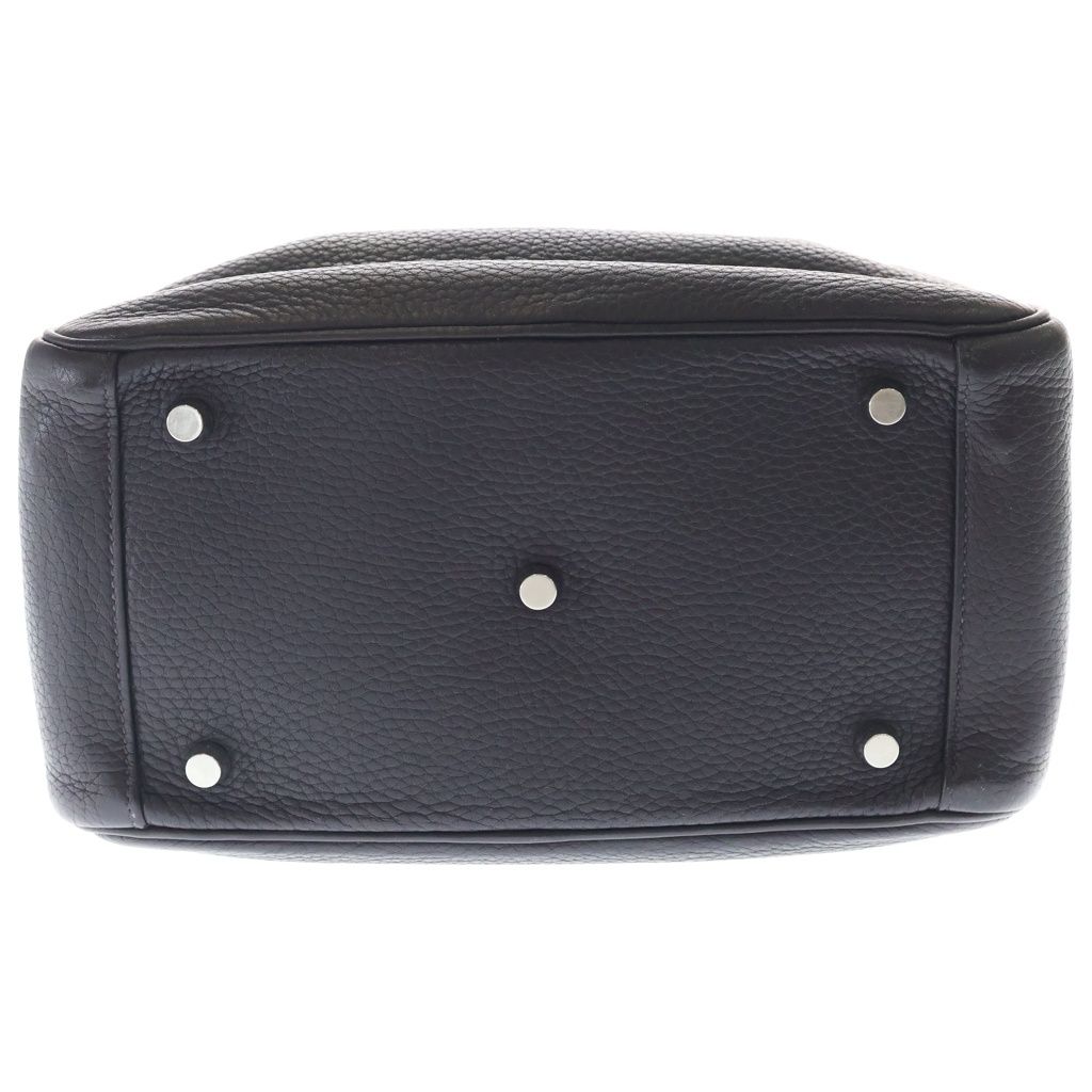 Hermes Lindy 26 Purple Taurillon Clemence 2-Way Bag Silver — view 4