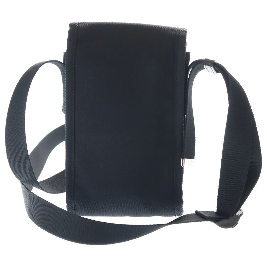 Celine Logo Trekking Mobile Pouch Shoulder Bag Nylon Black — view 2