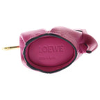 Loewe Motif Leather Coin Purse Key Holder Pink — view 5