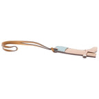Hermes Paddock Bot Vo Batra Veau Swift Boots Motif Bag Charm Natural Sable Blue — view 3