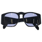 Chanel CC Logo Quilted Sunglasses Eyewear Color Lens Black Gold