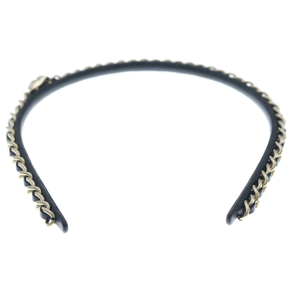Chanel CC Logo Headband CC Chain Decoration 21 — view 2