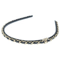 Chanel CC Logo Headband CC Chain Decoration 21