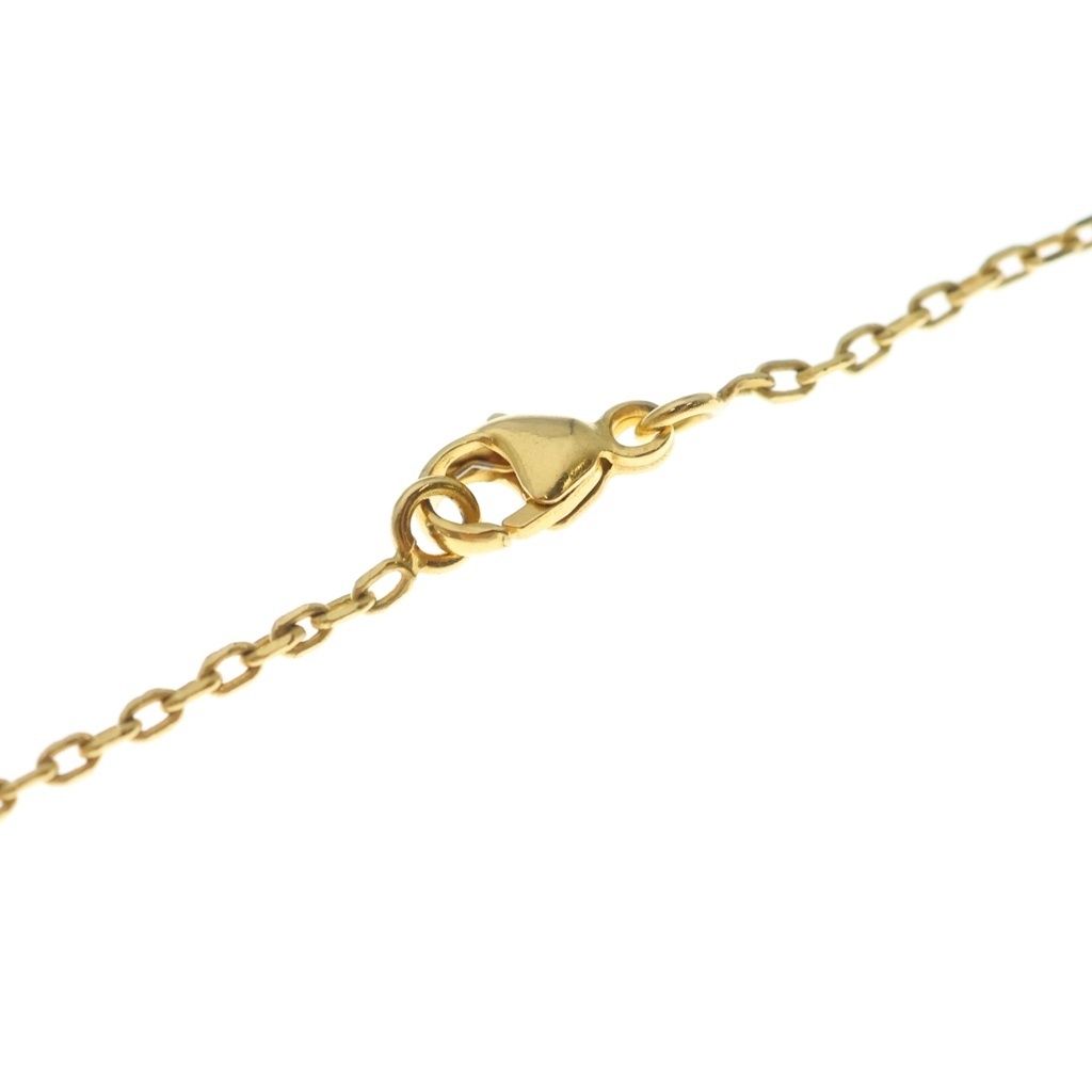 Hermes Mini Pop Necklace Rose Dragee Pink Gold — view 4