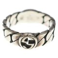 Gucci Interlocking Chain Ring Silver