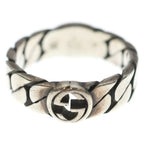 Gucci Interlocking Chain Ring Silver