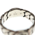 Gucci Interlocking Chain Ring Silver — view 5