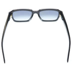Prada Acetate Frame Side Logo Square Sunglasses Black Eyewear