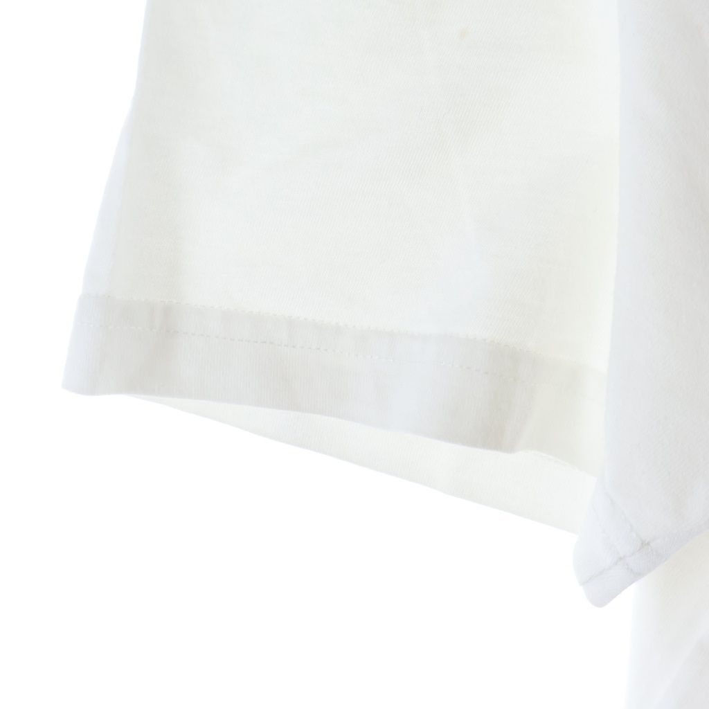 Dior Logo Embroidered Front Embroidery Short Sleeve T-Shirt White — view 6