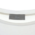 Dior Logo Embroidered Front Embroidery Short Sleeve T-Shirt White — view 7