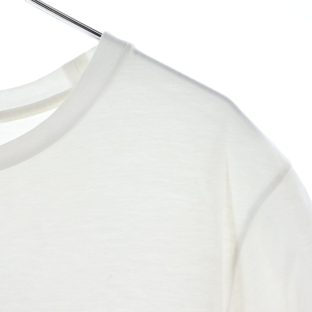 Dior Logo Embroidered Front Embroidery Short Sleeve T-Shirt White — view 5