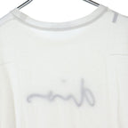 Dior Logo Embroidered Front Embroidery Short Sleeve T-Shirt White — view 4