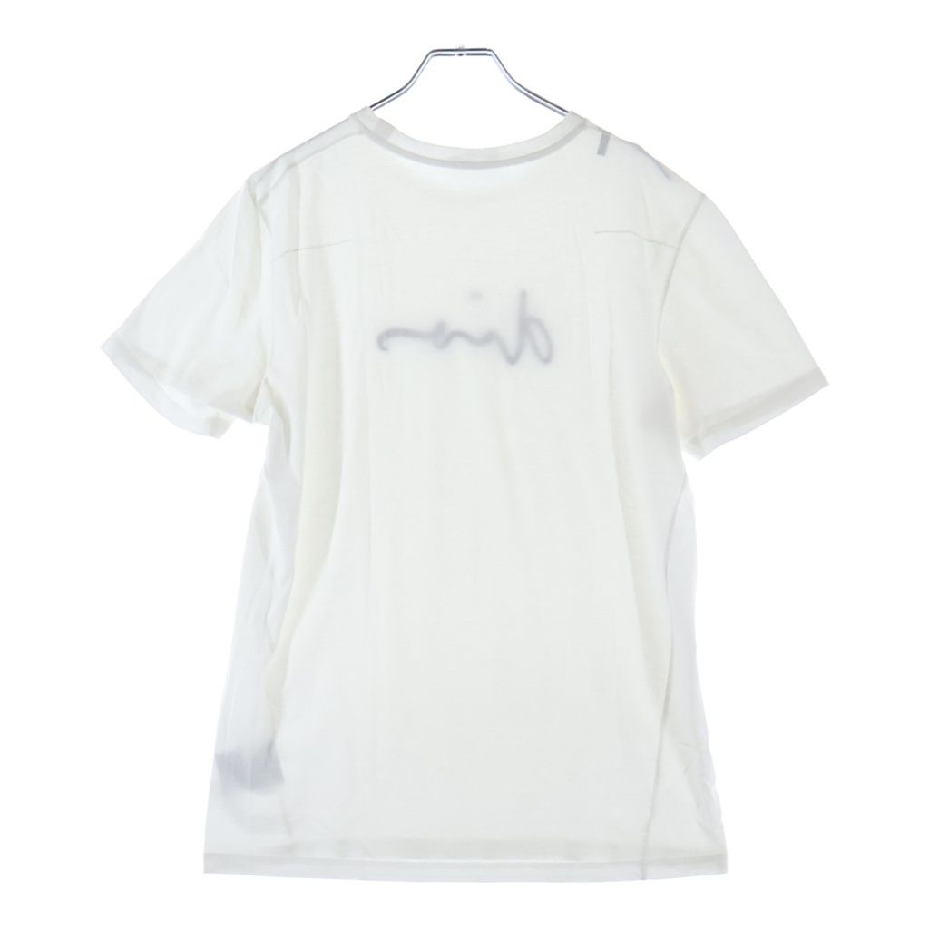 Dior Logo Embroidered Front Embroidery Short Sleeve T-Shirt White — view 2