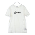 Dior Logo Embroidered Front Embroidery Short Sleeve T-Shirt White