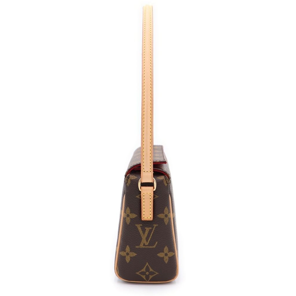 Louis Vuitton Monogram Recital Leather Handbag Brown — view 3