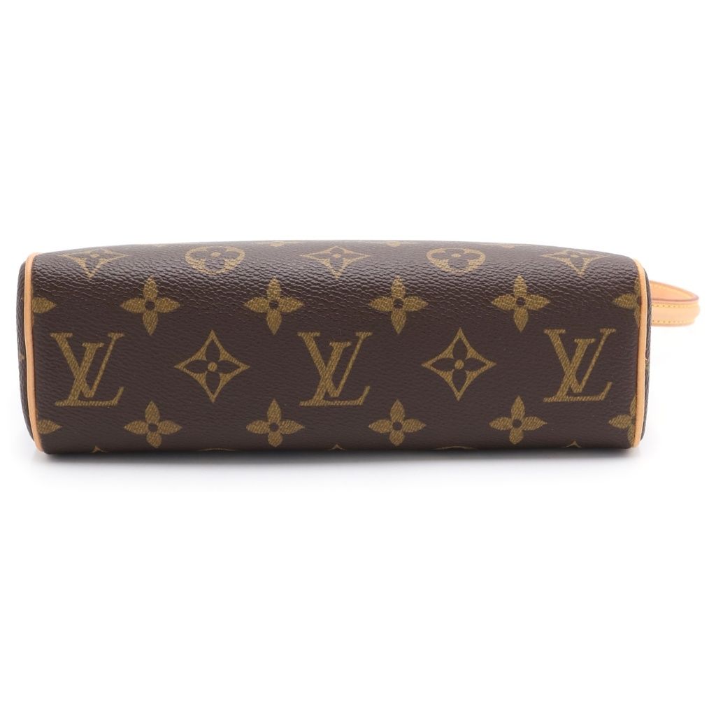 Louis Vuitton Monogram Recital Leather Handbag Brown — view 4