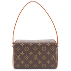 Louis Vuitton Monogram Recital Leather Handbag Brown — view 2