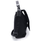 Fendi Baguette Messenger Shoulder Bag Black — view 3