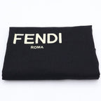 Fendi Baguette Messenger Shoulder Bag Black — view 9