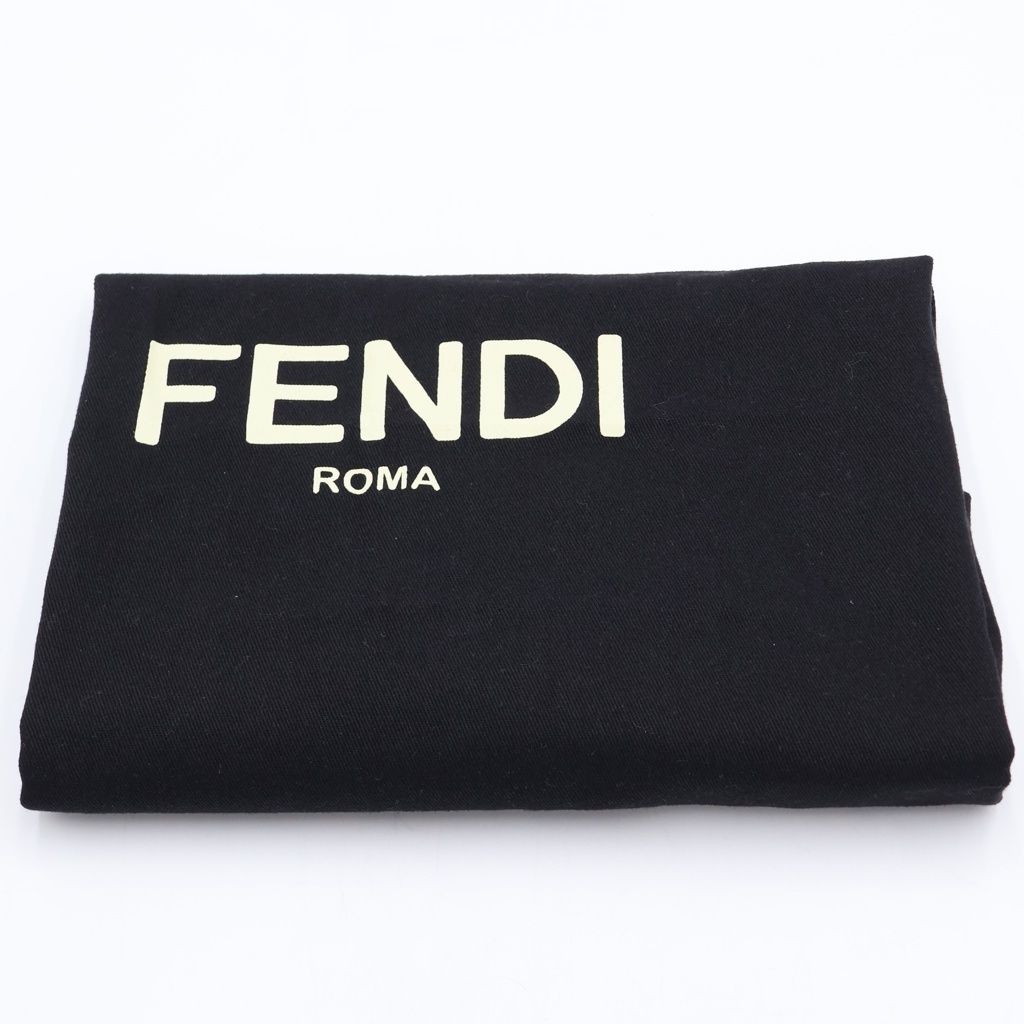 Fendi Baguette Messenger Shoulder Bag Black — view 9