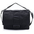 Fendi Baguette Messenger Shoulder Bag Black