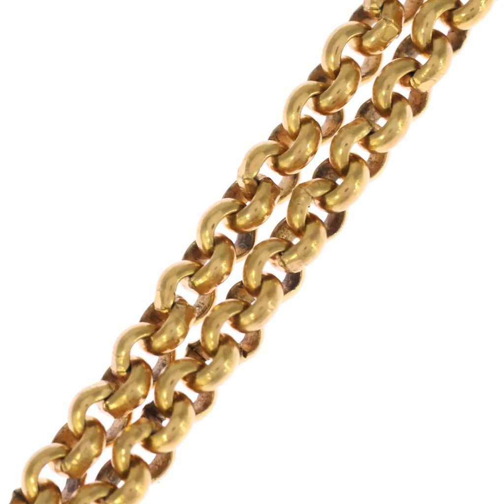 Chanel CC Logo Necklace Gold