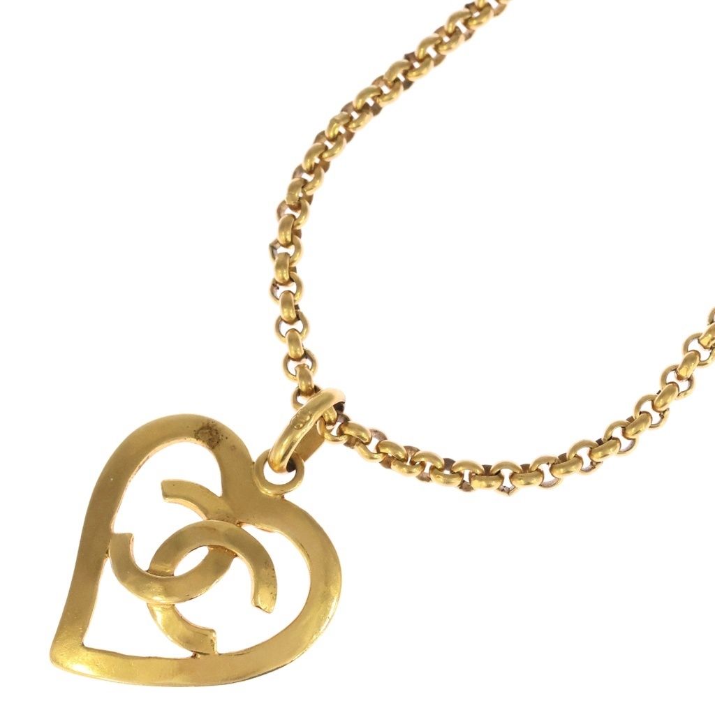 Chanel CC Logo Necklace Gold