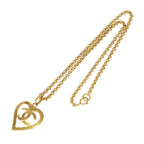 Chanel CC Logo Necklace Gold