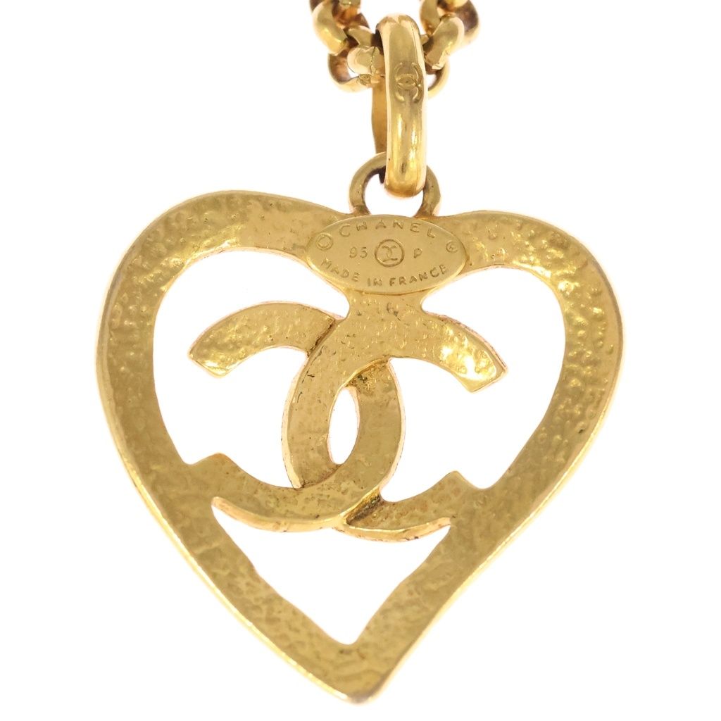 Chanel CC Logo Necklace Gold