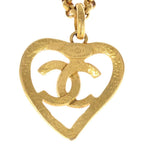 Chanel CC Logo Necklace Gold