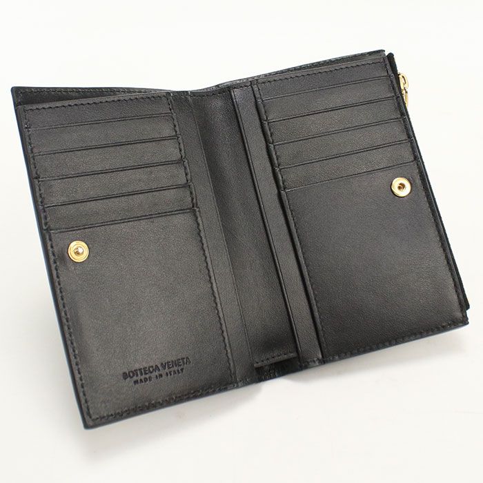 Bottega Veneta Intrecciato Bifold Wallet Lambskin — view 3