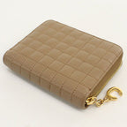 Celine Compact Zip Wallet C Charm Coin Purse Calf — view 2
