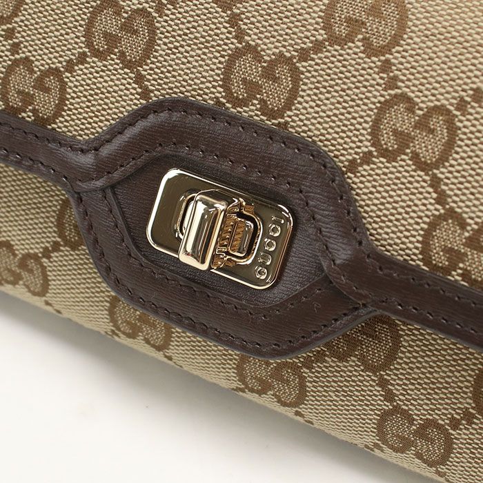 Gucci Continental Wallet le Che Bifold GG Canvas