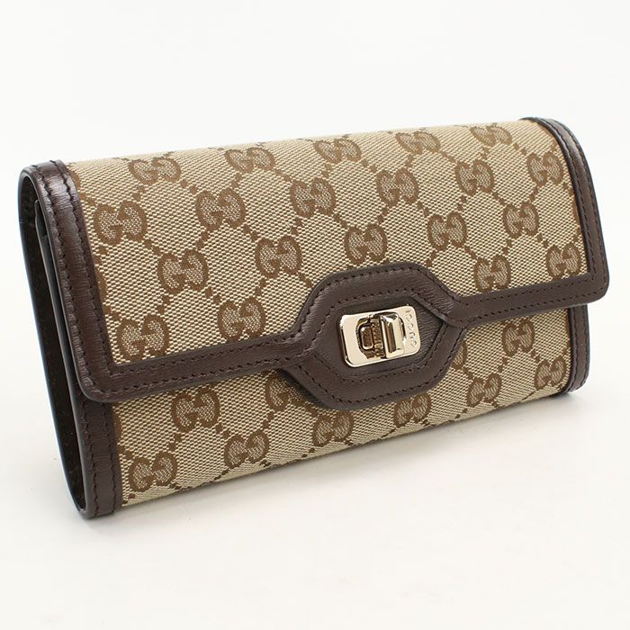 Gucci Continental Wallet le Che Bifold GG Canvas