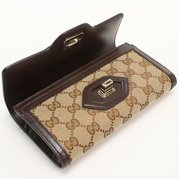 Gucci Continental Wallet le Che Bifold GG Canvas