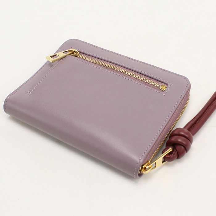 Loewe Compact Zip Wallet Knot Zip Around Fold Calf — view 2