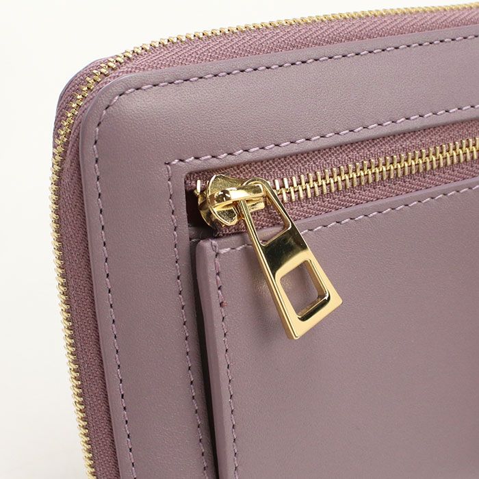 Loewe Compact Zip Wallet Knot Zip Around Fold Calf — view 6