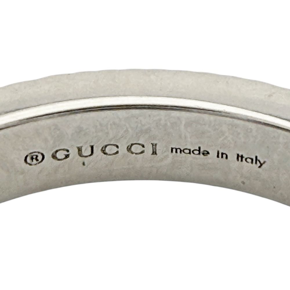 Gucci Icon Heart Ring 18k White Gold Diamond